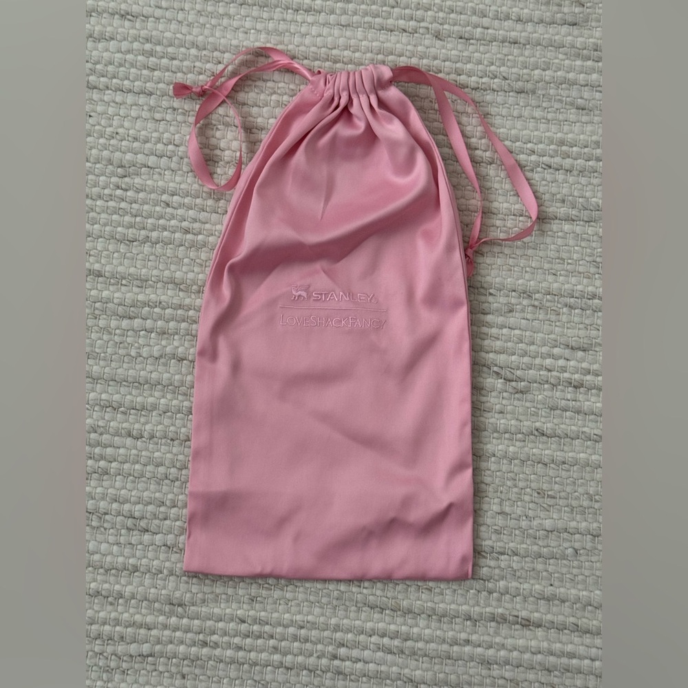 LOVESHACKFANCY X STANLEY Pink Pouch Bag